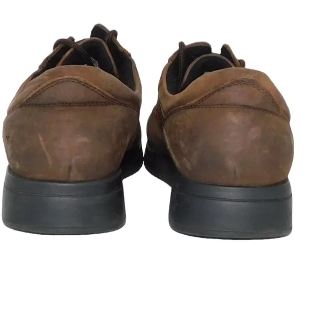 Mountain Breezes Brown Suede/Leather Lace-up Loafer